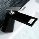 GobekUsa Brushed Nickel Bathroom Sink Faucet Single Handle Basin Mixer Tap