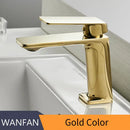 GobekUsa Brushed Nickel Bathroom Sink Faucet Single Handle Basin Mixer Tap