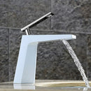 GobekUsa Brushed Nickel Bathroom Sink Faucet Single Handle Basin Mixer Tap