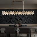 GobekUsa Crystal Dimmable Pendant Light Luminaire for Living Room Bedroom