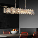GobekUsa Crystal Dimmable Pendant Light Luminaire for Living Room Bedroom