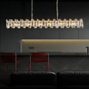 GobekUsa Crystal Dimmable Pendant Light Luminaire for Living Room Bedroom