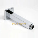 Modern rectangular chrome brass shower arm bathroom wall mount by Decorbites