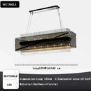 GobekUsa Crystal Glass Pendant Chandelier for Luxe Dining Room Decor