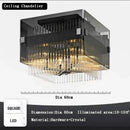 GobekUsa Crystal Glass Pendant Chandelier for Luxe Dining Room Decor
