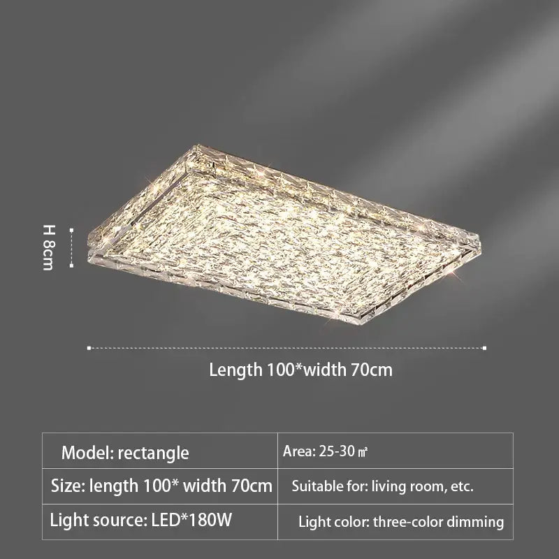 GobekUsa Crystal LED Ceiling Chandeliers for Elegant Home Decor Lighting, photo 7 of 10