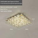 GobekUsa Crystal LED Ceiling Chandeliers for Elegant Home Decor Lighting