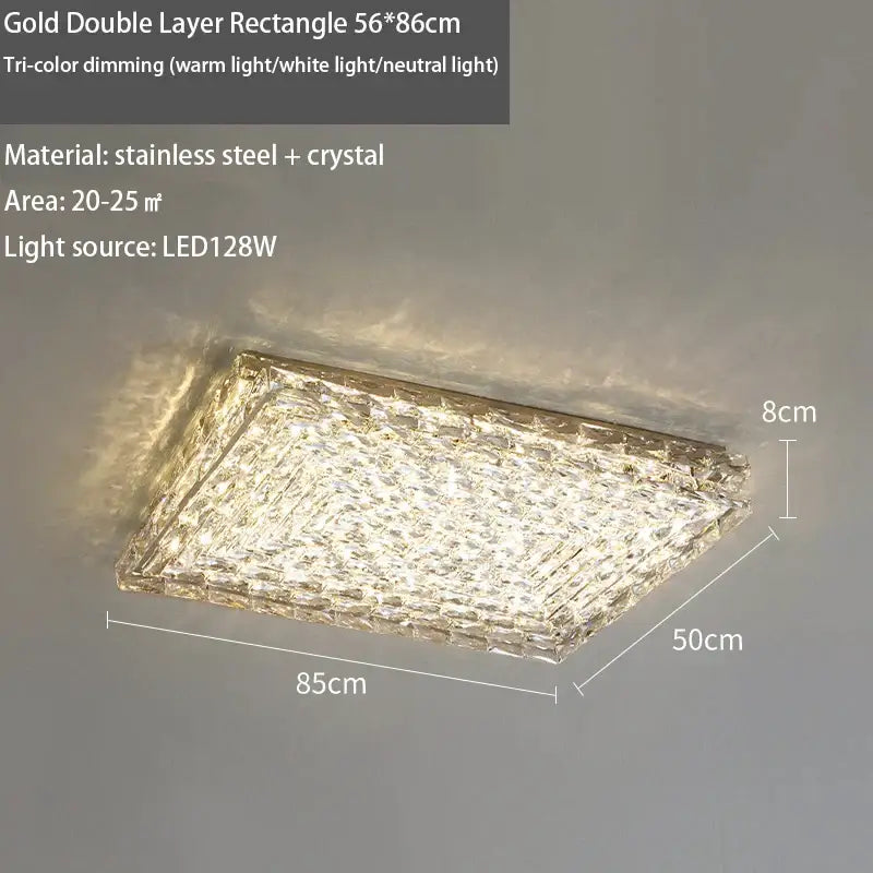 GobekUsa Crystal LED Ceiling Chandeliers for Elegant Home Decor Lighting, photo 8 of 10