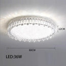 GobekUsa Crystal LED Ceiling Chandelier: Modern Dimmable Lighting Fixture for Stylish Home Decor