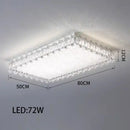 GobekUsa Crystal LED Ceiling Chandelier: Modern Dimmable Lighting Fixture for Stylish Home Decor
