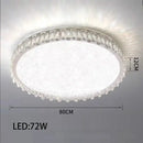 GobekUsa Crystal LED Ceiling Chandelier: Modern Dimmable Lighting Fixture for Stylish Home Decor