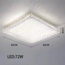 GobekUsa Crystal LED Ceiling Chandelier: Modern Dimmable Lighting Fixture for Stylish Home Decor