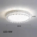GobekUsa Crystal LED Ceiling Chandelier: Modern Dimmable Lighting Fixture for Stylish Home Decor