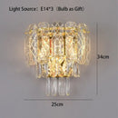 GobekUsa Crystal LED Ceiling Chandelier: Modern Dimmable Lighting Fixture for Stylish Home Decor