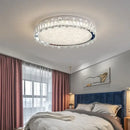 GobekUsa Crystal LED Ceiling Chandelier: Modern Dimmable Lighting Fixture for Stylish Home Decor