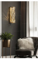 GobekUsa Crystal Wall Lamp: Modern LED Bedside Light for Bedroom, Living Room, Stairs & Home Decor