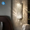 GobekUsa Crystal Wall Lamp: Modern LED Bedside Light for Bedroom, Living Room, Stairs & Home Decor