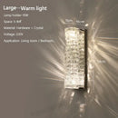 GobekUsa Crystal Wall Lamp: Modern LED Bedside Light for Bedroom, Living Room, Stairs & Home Decor