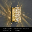 GobekUsa Crystal Wall Sconce: High-Quality LED Wall Lamp for Bedroom, Living Room Decor