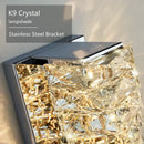 GobekUsa Crystal Wall Sconce: High-Quality LED Wall Lamp for Bedroom, Living Room Decor