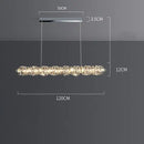 GobekUsa Elegant Crystal Pendant Chandelier for Modern Dining Rooms