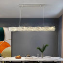 GobekUsa Elegant Crystal Pendant Chandelier for Modern Dining Rooms
