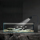 GobekUsa Betta Fish Tank, Acrylic Aquarium Bowl with Top Filtration System