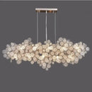 GobekUsa Glass Led Chandelier: Modern Luxury Designer Pendant Lights for Living Room, Bedroom, Study