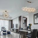 GobekUsa Glass Led Chandelier: Modern Luxury Designer Pendant Lights for Living Room, Bedroom, Study