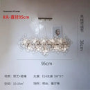 GobekUsa Glass Led Chandelier: Modern Luxury Designer Pendant Lights for Living Room, Bedroom, Study