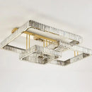 GobekUsa Crystal Dimmable Ceiling Light - Luxury Living Room Bedroom Lamp