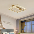 GobekUsa Crystal LED Ceiling Chandelier: Smart Dimmable Bedroom Lighting Fixture