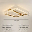 GobekUsa Crystal LED Ceiling Chandelier: Smart Dimmable Bedroom Lighting Fixture
