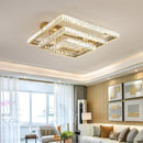 GobekUsa Crystal LED Ceiling Chandelier: Smart Dimmable Bedroom Lighting Fixture