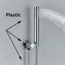 GobekUsa Handshower Head with Stainless Steel Hose - Wall Mounted Faucet Set