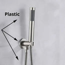 GobekUsa Handshower Head with Stainless Steel Hose - Wall Mounted Faucet Set