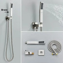 GobekUsa Handshower Head with Stainless Steel Hose - Wall Mounted Faucet Set