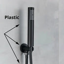GobekUsa Handshower Head with Stainless Steel Hose - Wall Mounted Faucet Set