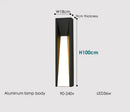 GobekUsa LED Black Outdoor Wall Lamp for Patio Entryway and Garden Lighting