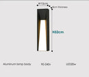 GobekUsa LED Black Outdoor Wall Lamp for Patio Entryway and Garden Lighting