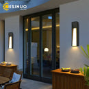 GobekUsa LED Black Outdoor Wall Lamp for Patio Entryway and Garden Lighting