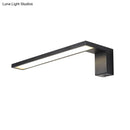 GobekUsa Modern Rectangular LED Wall Mount Light - Acrylic White/Black Bedside Fixture in Warm/White Light