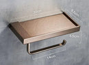 GobekUsa Brass Toilet Paper Holder Gold Finish Tissue Box Rack for Bathroom