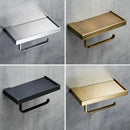 GobekUsa Brass Toilet Paper Holder Gold Finish Tissue Box Rack for Bathroom