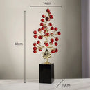 GobekUsa Grape Vine Metal Sculpture Handicraft Home Decor Figurine