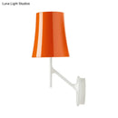 GobekUsa Stylish Orange and White Wall Mount Sconce Lamp for Modern Living Rooms