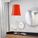 GobekUsa Stylish Orange and White Wall Mount Sconce Lamp for Modern Living Rooms