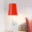 GobekUsa Stylish Orange and White Wall Mount Sconce Lamp for Modern Living Rooms