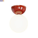 GobekUsa Iron Glass LED Ceiling Lights Modern Home Decor Lighting G9 Lamparas
