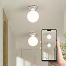 GobekUsa Iron Glass LED Ceiling Lights Modern Home Decor Lighting G9 Lamparas